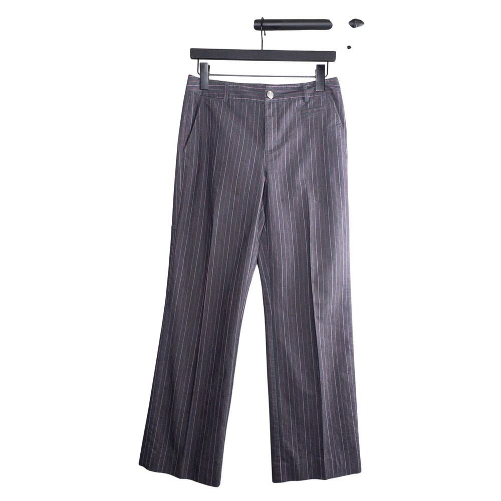 Lilly Pulitzer Gray Pinstripe Career Trousers Business Casual Workwear 4